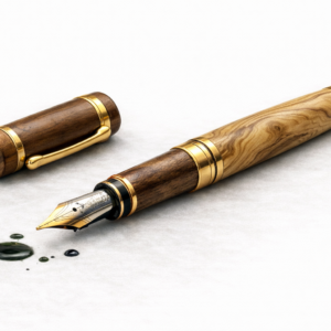 pluma artesana serie madera