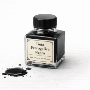 tinta ferrogálica negra