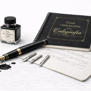 set inicial caligrafía